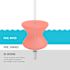 Ledge Lounger Signature Standard Side Table W/ Umbrella Hole - Coral