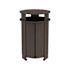Ledge Lounger Ledge Lounger Mainstay Industrial Round Trash Bin And Liner- Flint
