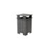 Ledge Lounger Ledge Lounger Mainstay Industrial Square Trash Bin And Liner- Fog