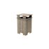 Ledge Lounger Ledge Lounger Mainstay Industrial Square Trash Bin And Liner Wheat