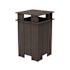 Ledge Lounger Ledge Lounger Mainstay Industrial Square Trash Bin And Liner Flint