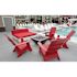 Ledge Lounger Ledge Lounger Mainstay Adirondack Regular-Ready To Assemble-Red