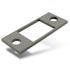 Ngp Steel Strike Shim, Gray, 2-3/4"
