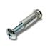 Ngp Fire Door Thru-Bolts, 1/2"Diameter, Zinc Plated Steel, Package Of 20