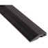 Ngp Vinyl Carpet/Tile Divider Threshold, 3/4" X 3-1/2", Black, 36"