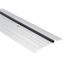 Ngp ADA Compliant Bumper Threshold, Vinyl, 1/2" X 5", Mill Aluminum 48"