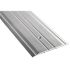Ngp Saddle Threshold, 1/4" X 6", Mill Aluminum, 48"