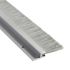Ngp Door Sweep With 1-3/4" Grey Nylon Brush Seal, Anodized, 48"