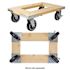 Snap-Loc Wood Dolly Kit With 6" Solid Rubber Casters