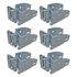 Snap-Loc E-Track Wood Beam End Socket With Hinge Package Of 6
