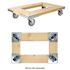 Snap-Loc Wood Dolly Kit With 4" Polyurethane Casters