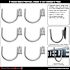 Snap-Loc E-Track Multi-Purpose J-Hook 4 In. Hanger Package Of 6