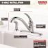 Delta Classic Single-Handle Standard Kitchen Faucet with Side Sprayer in Chrome