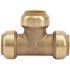 SharkBite 1 in. Brass Push-to-Connect Tee