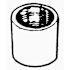 ProPlus 1/8 in. Galvanized Malleable Coupling