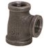 ProPlus 1 in. x 1/2 in. x 1 in. Black Malleable Tee