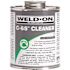 Weld-On C-65 PVC/CPVC/ABS/Styrene Cleaner, Clear, Low VOC, 1 Quart (32 Fl. Oz.)