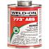Weld-On 773 ABS Solvent Cement, Black, Low VOC, High Strength, Medium Bodied, Fast Setting, 1/4 Pint (4 oz.)