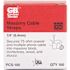 Gardner Bender 1/4 in. Polyethylene Coaxial Staple Masonry Hardened Nail Low Voltage, Black (100-Box)