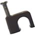 Gardner Bender 1/4 in. Polyethylene Coaxial Staple Masonry Hardened Nail Low Voltage, Black (100-Box)