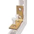 Superstrut 4-Hole 90-Degree Angle Strut Bracket in Gold Galvanized (Strut Fitting) (ZAB205-10)