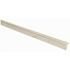 Frost King 1-1/8 in. x 1-1/8 in. x 3 ft. Tile Edging Strip Fluted Silver Stair Edging