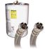 Fluidmaster 3/4 in. F.I.P. x 3/4 in. F.I.P. x 12 in. L Braided Stainless Steel Water Heater Connector
