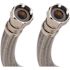Fluidmaster 3/4 in. F.I.P. x 3/4 in. F.I.P. x 24 in. L Braided Stainless Steel Water Heater Connector