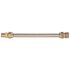 Watts Stainless Steel Gas Appliance Connector, 1/2 in. OD, 3/8 in. ID, 1/2 in. MNPT x 1/2 in. FNPT, 24 in. L