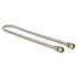 Watts Stainless Steel Gas Appliance Connector, 5/8 in. OD, 1/2 in. ID, 1/2 in. FNPT x 1/2 in. FNPT, 36 in. L