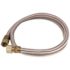Watts Stainless Steel Gas Appliance Connector, 5/8 in. OD, 1/2 in. ID, 3/4 in. FNPT x 3/4 in. FNPT, 60 in. Long