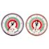 JB INDUSTRIES Pressure Gauge for R22/R404A/R-410A 2-1/2 in.