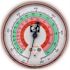 JB INDUSTRIES Pressure Gauge for R22/R404A/R-410A 2-1/2 in.