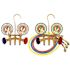 JB INDUSTRIES M2 Series Brass 2-Valve Charging Manifold Assembly with 60 in. Ccle Hoses for R-22, R-404a, and R-410a