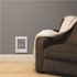 Cadet 240-volt 1,000-watt Com-Pak In-wall Fan-forced Electric Heater in White with Thermostat