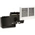 Cadet 240/208-volt 4,000/3,000-watt Com-Pak Twin In-wall Fan-forced Electric Heater in White with Thermostat