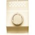 Cadet Single-pole 22 Amp Line Voltage 120/240-volt Mechanical Electric Baseboard Heater Mounted Thermostat in Almond