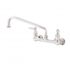 T&S 2-Handle Standard Kitchen Faucet in Polished Chrome