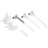 GE 4 lbs. Built-In Plastic Ice Maker Installation Kit in White
