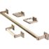 ProPlus 4-Piece Bath Set Concealed Screw Chrome Plated
