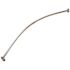 60 in. Stainless Steel Curved Shower Rod in Brushed Finish