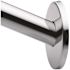 MOEN 58.4 in. Curved Shower Rod in Polished Stainless Steel