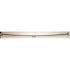 MOEN 58.4 in. Curved Shower Rod in Brushed Stainless Steel (Flanges Not Included)
