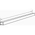 ProPlus 18 in. x 5/8 in. Towel Bar Only