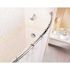 MOEN 54 in. - 72 in. Adjustable Length Curved Shower Rod in Chrome