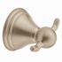MOEN Preston Double Robe Hook in Spot Resist Brushed Nickel