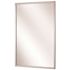 Bradley 18 x 30 in. Angle Frame Mirror, Stainless Steel