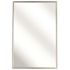 Bradley 24 x 36 in. Angle Frame Mirror, Stainless Steel