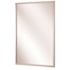 Bradley 24in. W Ã— 36in. H Rectangular Metal Framed Wall Mounted Bathroom Vanity Mirror in Stainless Steel