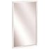 Bradley 18 x 24 in. Channel Frame Mirror, Stainless Steel